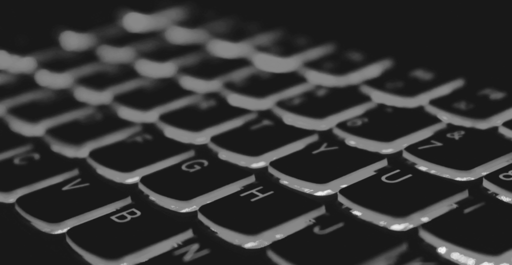 This image of a red keyboard illustrates the technical aspects our discussion topic: multi-channel brand protection.